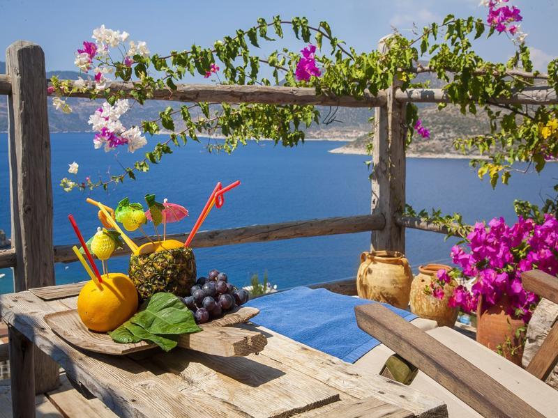 Fidanka Hotel Kalkan Exteriör bild