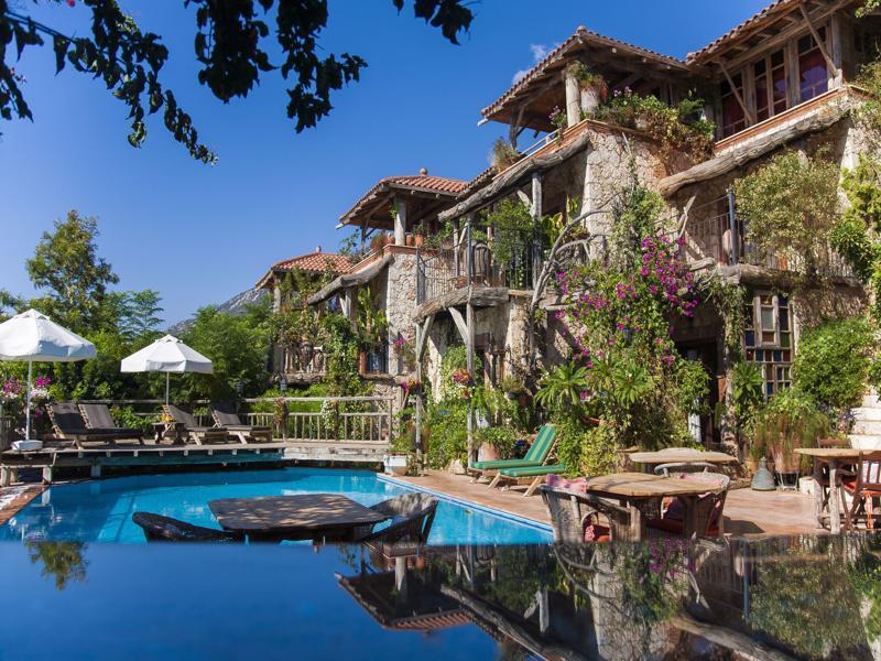 Fidanka Hotel Kalkan Exteriör bild
