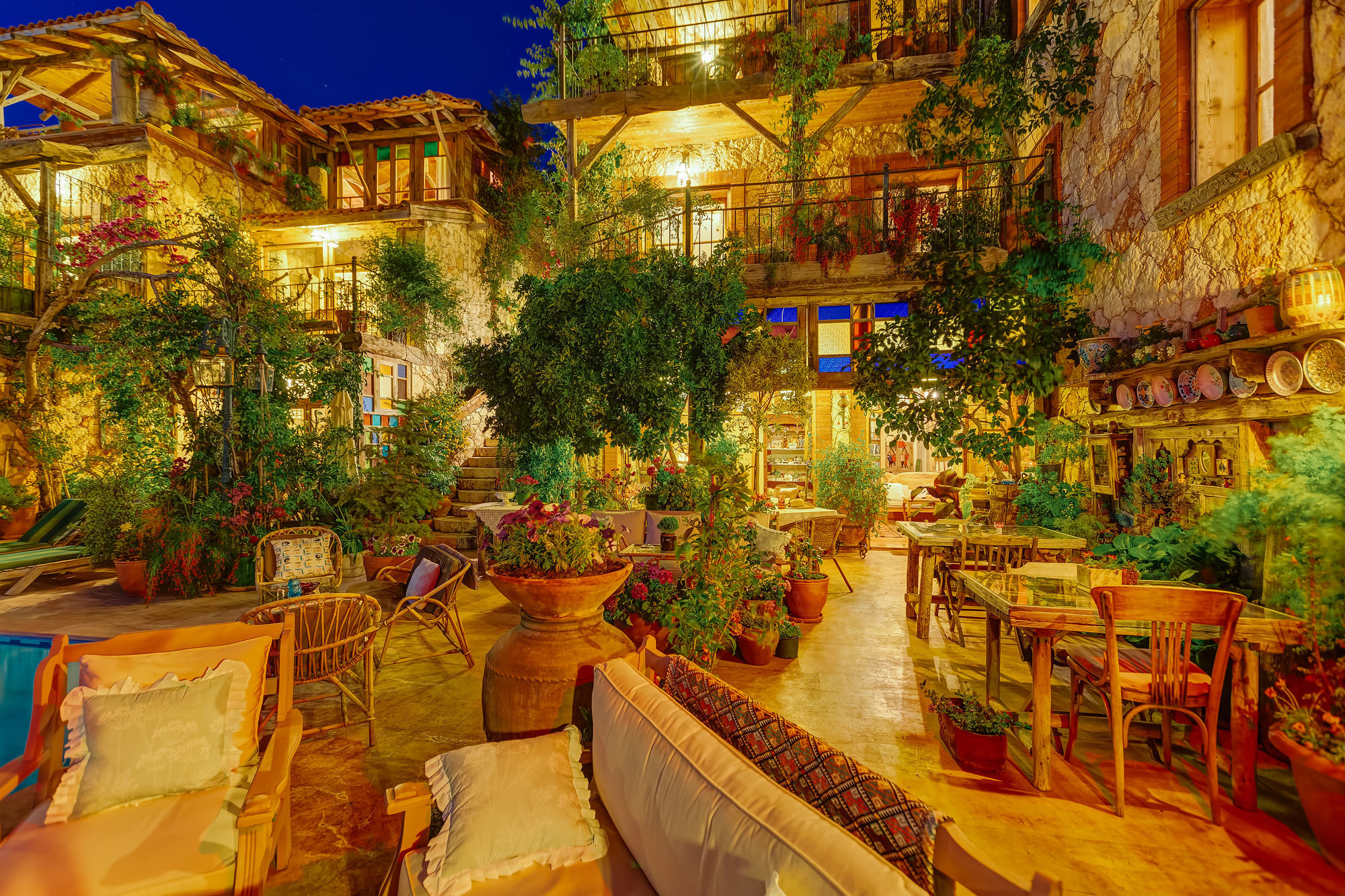 Fidanka Hotel Kalkan Exteriör bild